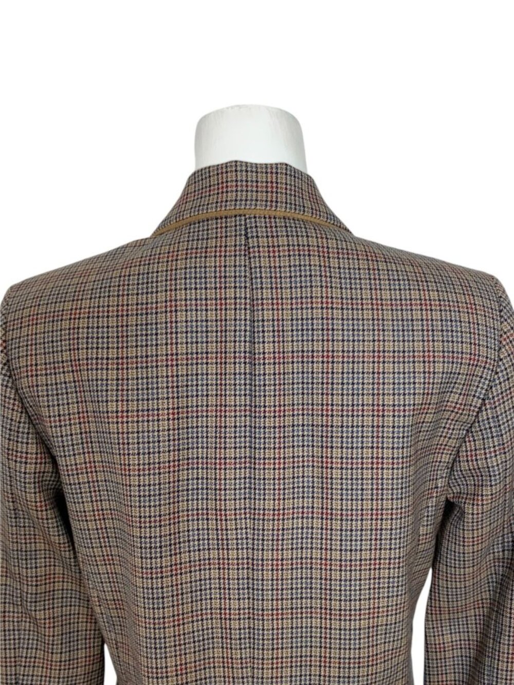 Pendleton Wool Plaid Blazer Jacket 6 Feather Pin Heritage - Picture 12 of 15